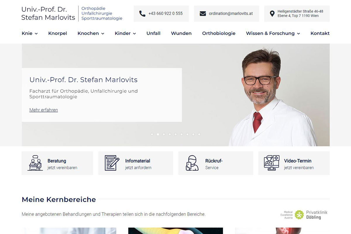 Startseite Dr. Marlovits