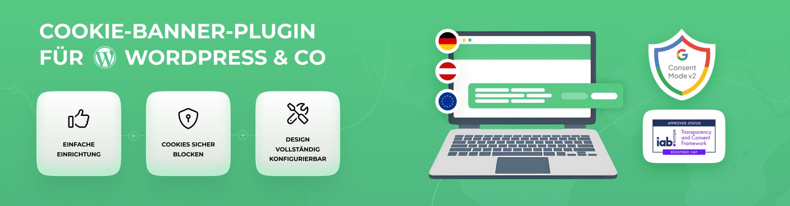 Cookie Banner für WordPress & Co