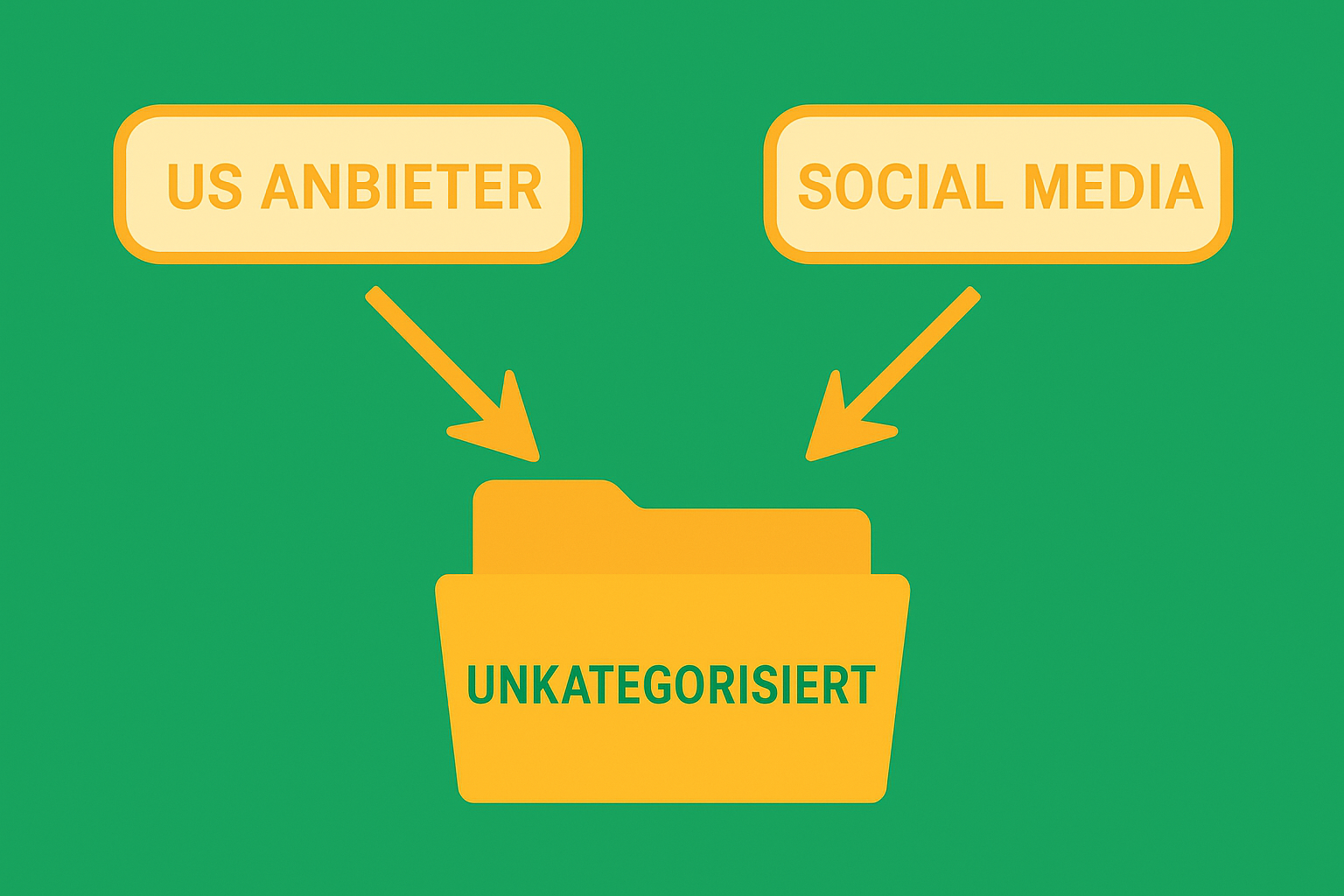 Kategorien „US Anbieter“ & „Social Media“ entfernt – Cookies nun in „Unkategorisiert“